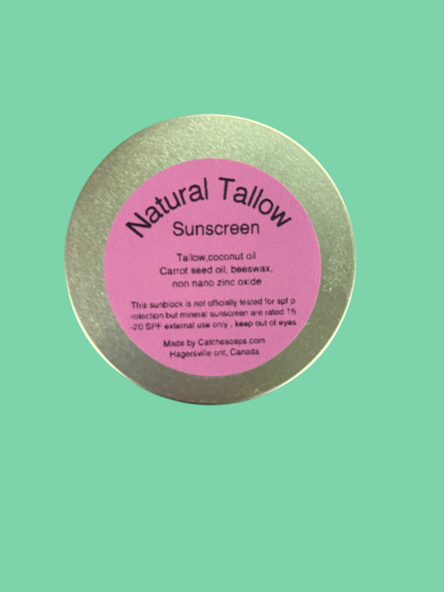 Natural Tallow Sunscreen