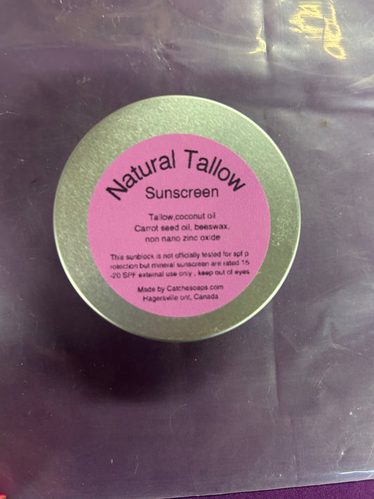 Natural Tallow Sunscreen