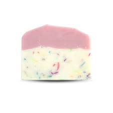 This sweet smelling soap just like cake but leaves your skin oh so soft.